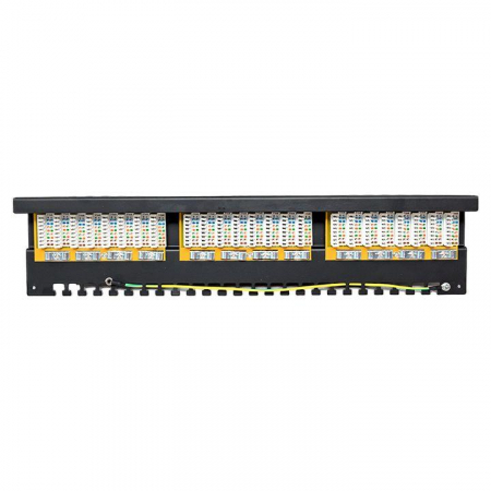 Патч-панель 19дюйм 1U кат.5E STP полн. экранир. 24 порта RJ45 Dual IDC с органайзером TERACOM PRO EKF TRP-PPNL-5ESTP-1U24