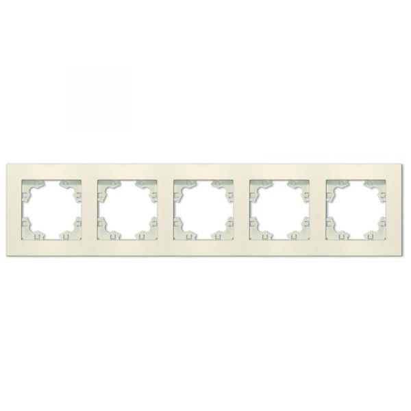 Рамка 5-м Афина универс. сл. кость (ivory) Universal A1042-I