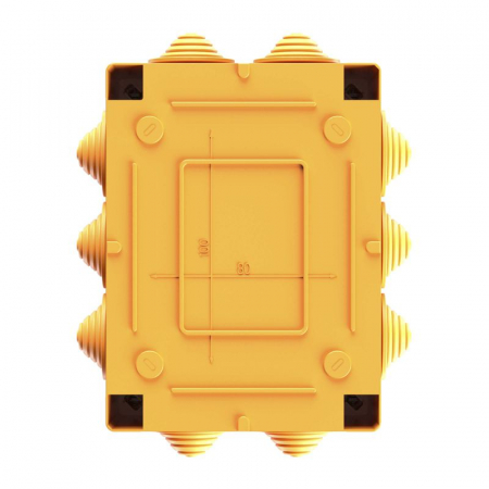 Коробка ответвительная FS 150х110х70мм IP55 4п 450В 32А 10кв.мм с кабельными вводами и клеммниками нерж. контакт пластик. DKC FSK21410
