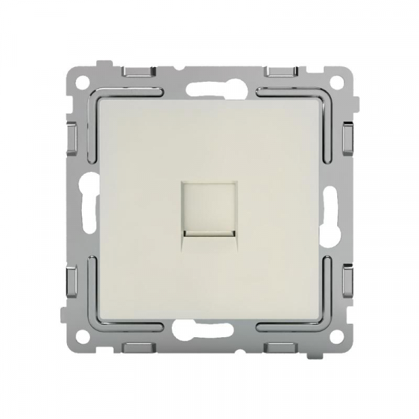 Розетка телефонная 1-м СП Pixel RJ11 механизм беж. TOKOV ELECTRIC TKE-PX-RT1-C02