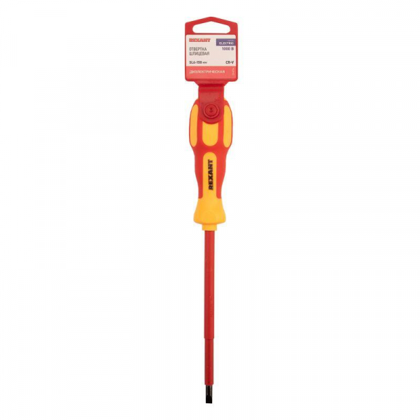Отвертка "Электрика" SL6 150мм REXANT 12-4714