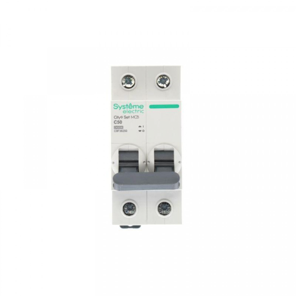 Выключатель автоматический 2п City9 Set (АВ) С 50А 6кА 230В SE C9F36250