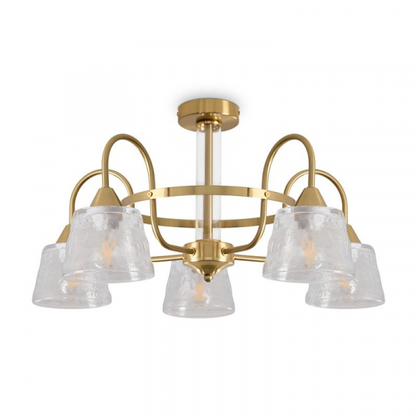 Светильник Caramel 5х60Вт E27 IP20 подвесной Freya FR5522PL-05BS1